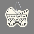 Paper Air Freshener - Baby Buggy (Fancy) Tag W/ Tab